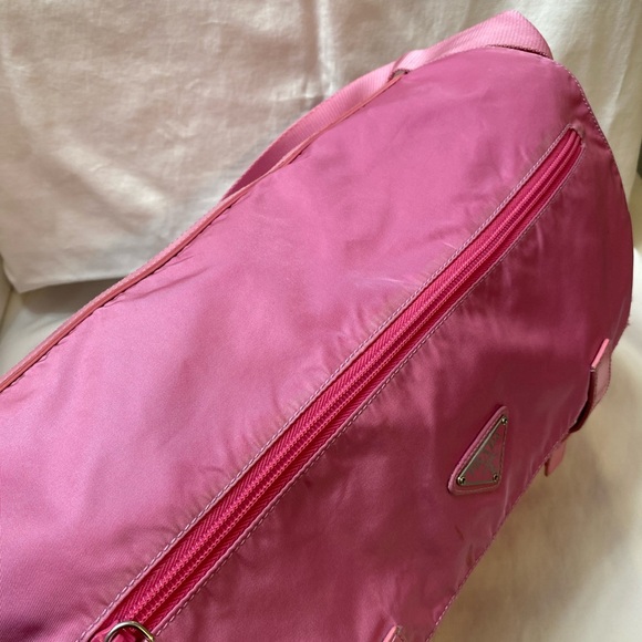 Prada Double pocket Messenger Bag, in Begonia color - Picture 5 of 15